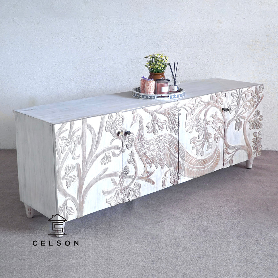 Victoria Hand Carved TV Cabinet