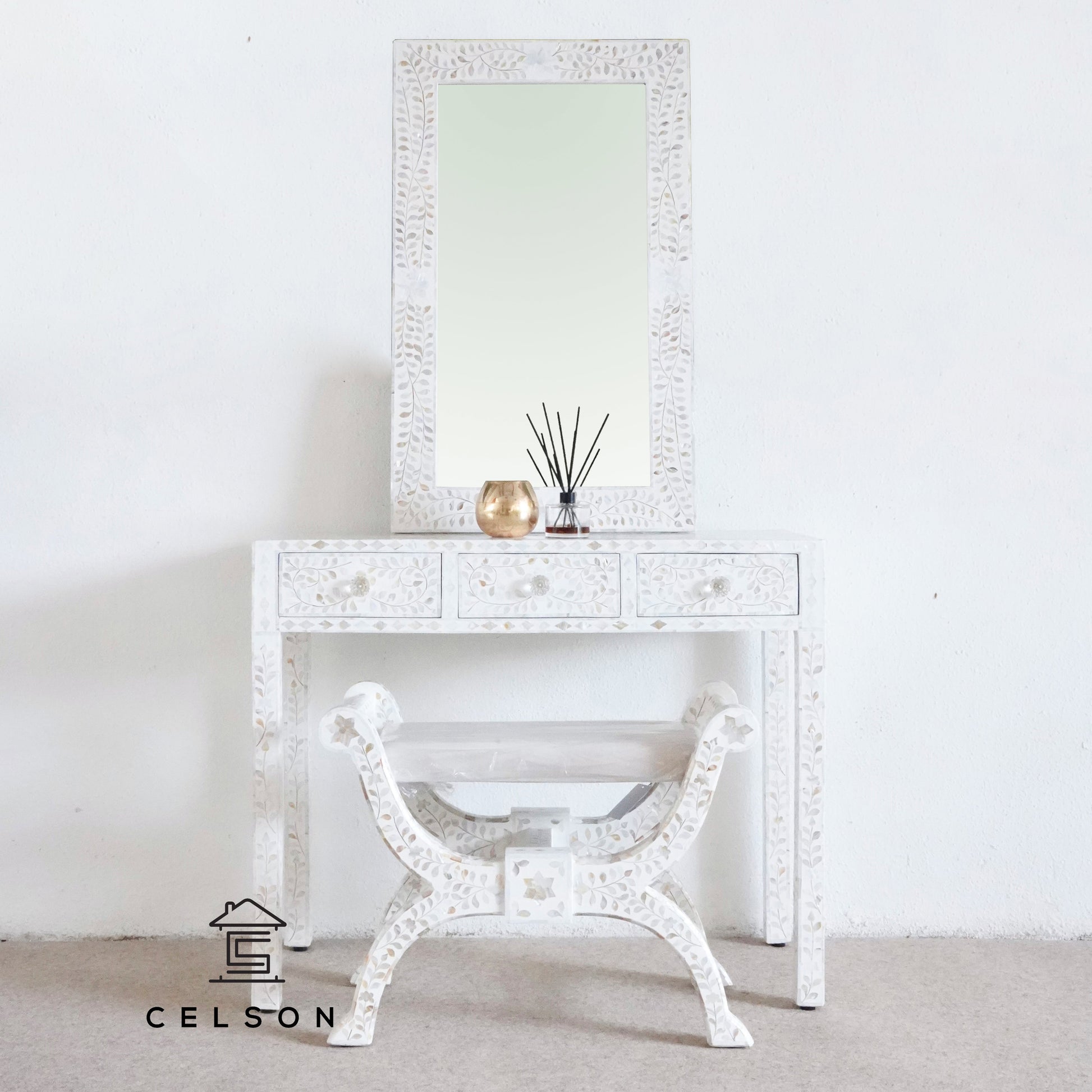 Evin Mother of Pearl Inlay Vanity