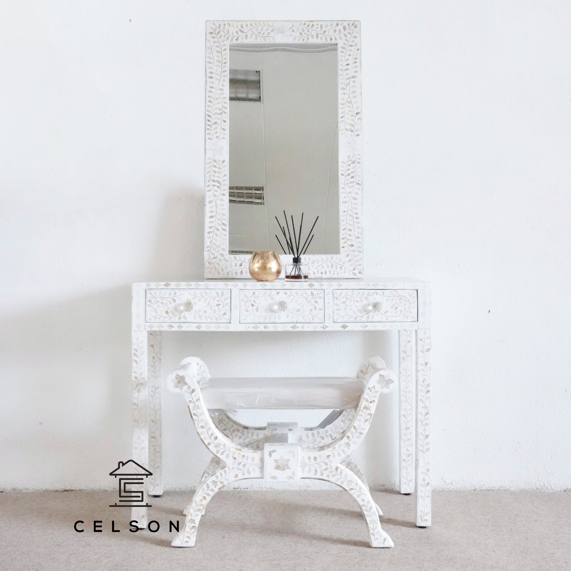 Evin Mother of Pearl Inlay Vanity