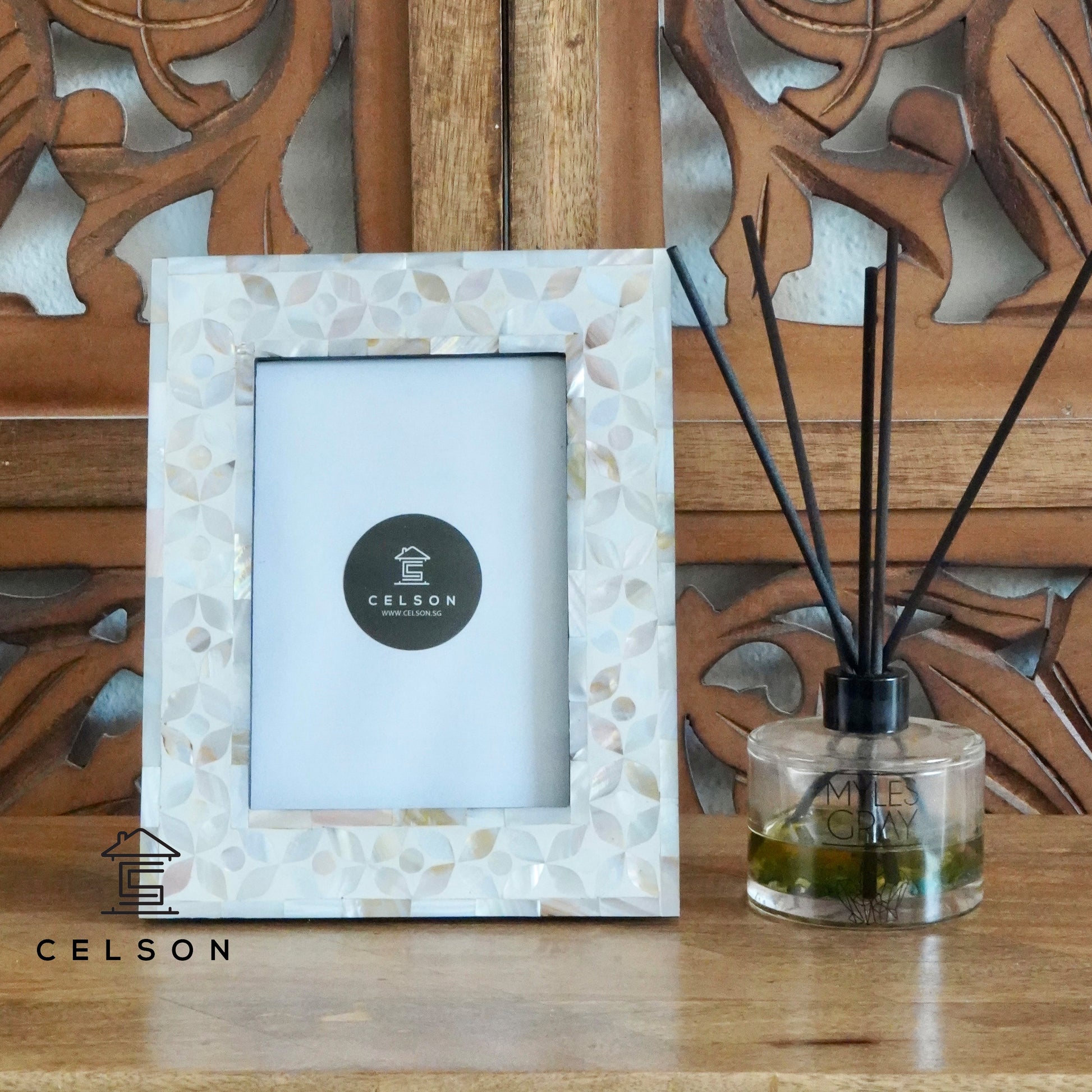 Arleo Mother of Pearl Inlay Photo Frame