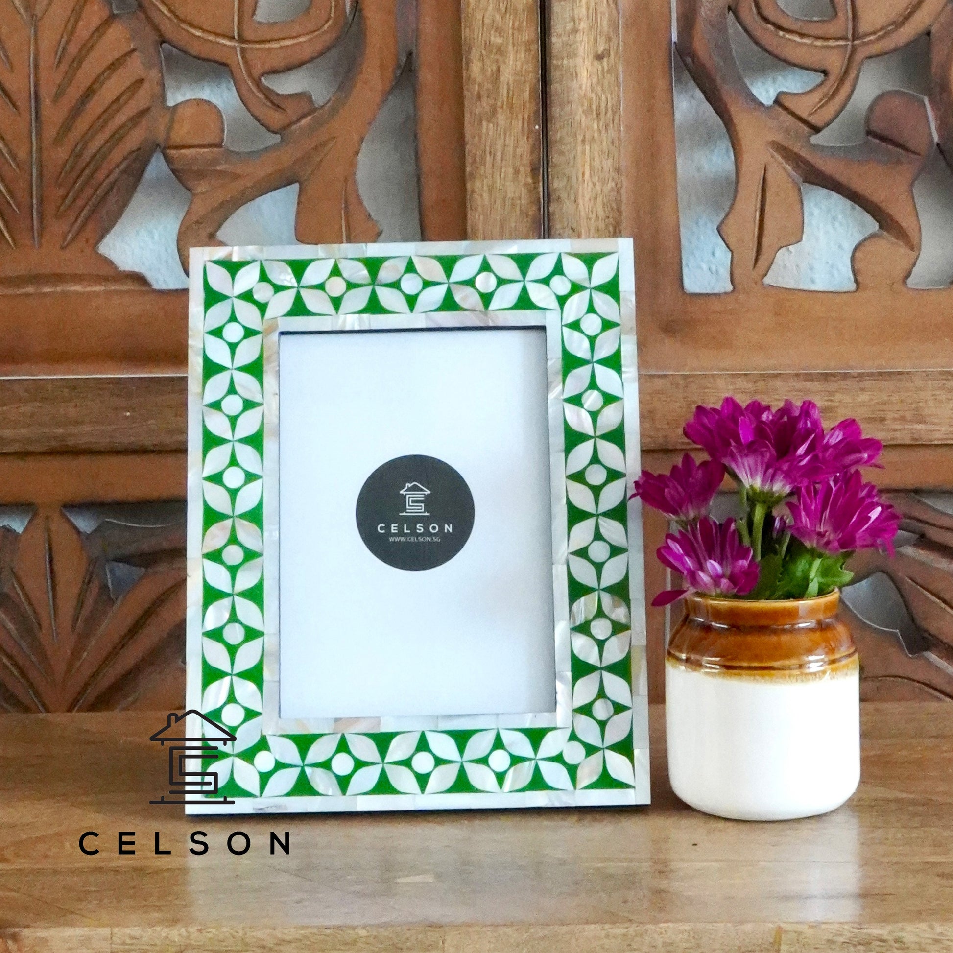 Chrissy Mother of pearl Inlay Photo Frame