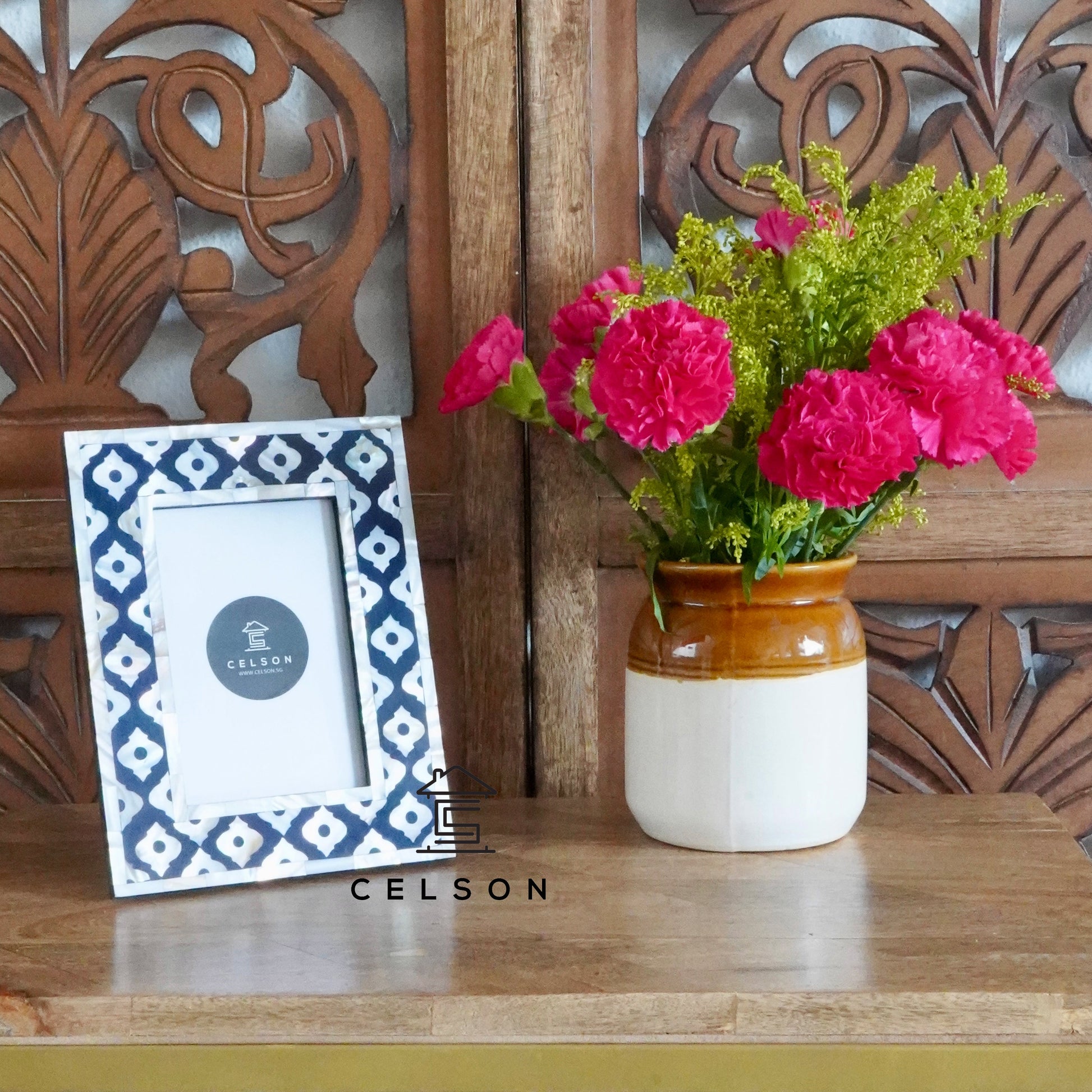 Farah Mother of pearl Inlay Photo Frame