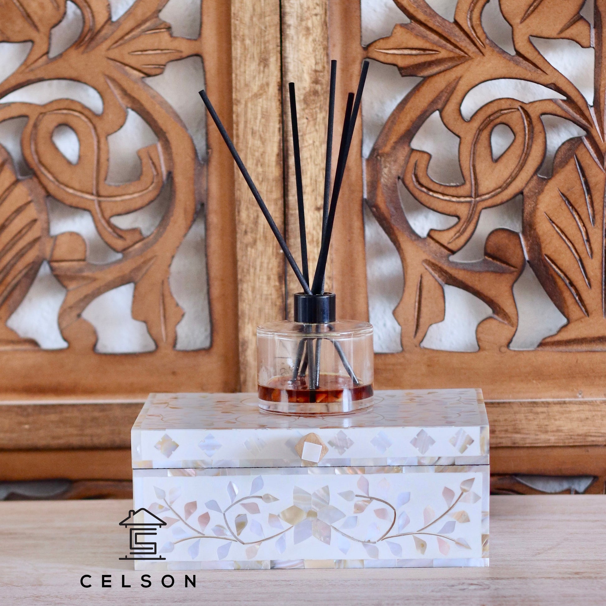 Jaren Mother of Pearl Inlay Box