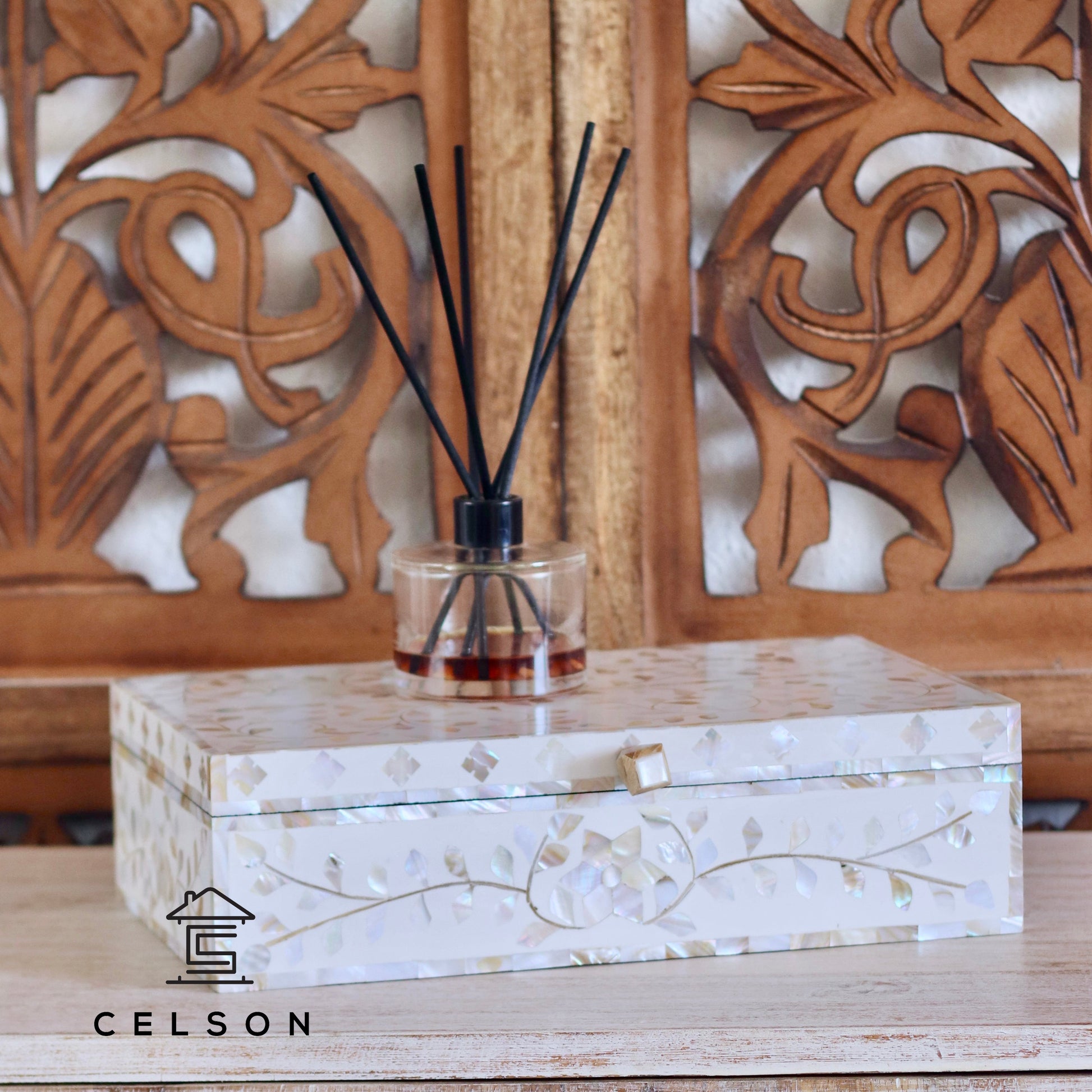 Jaren Mother of Pearl Inlay Box