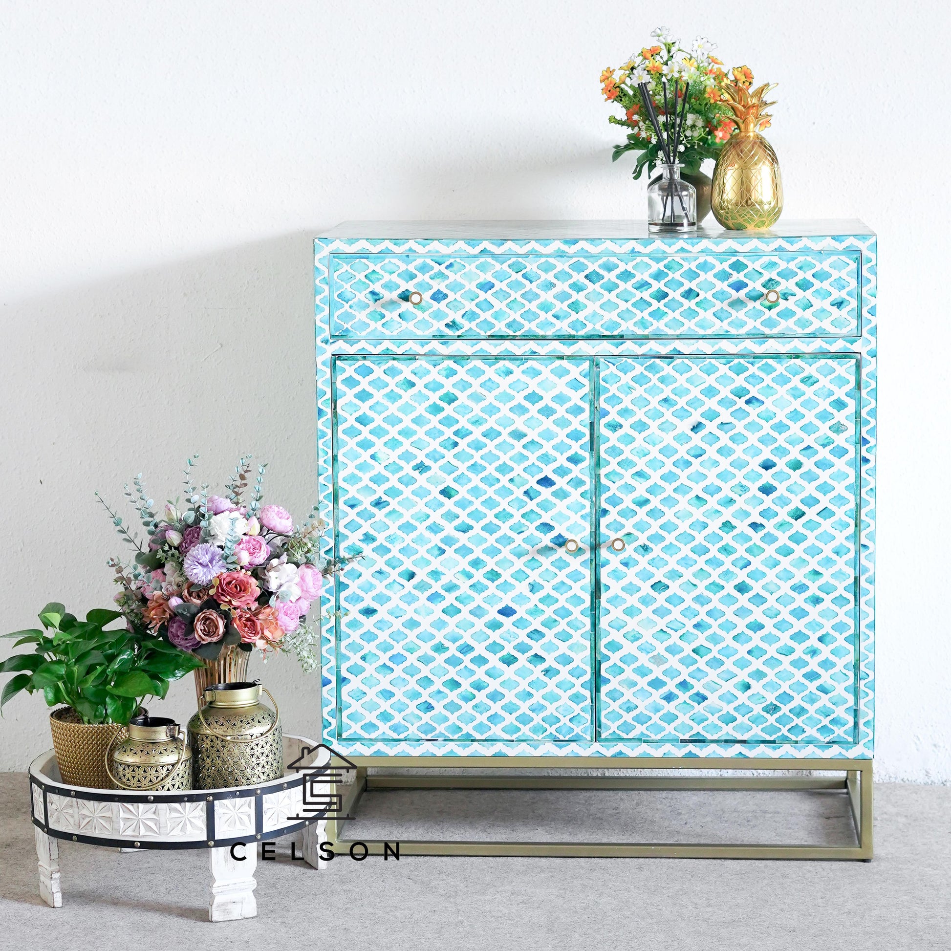 George Bone Inlay Cabinet