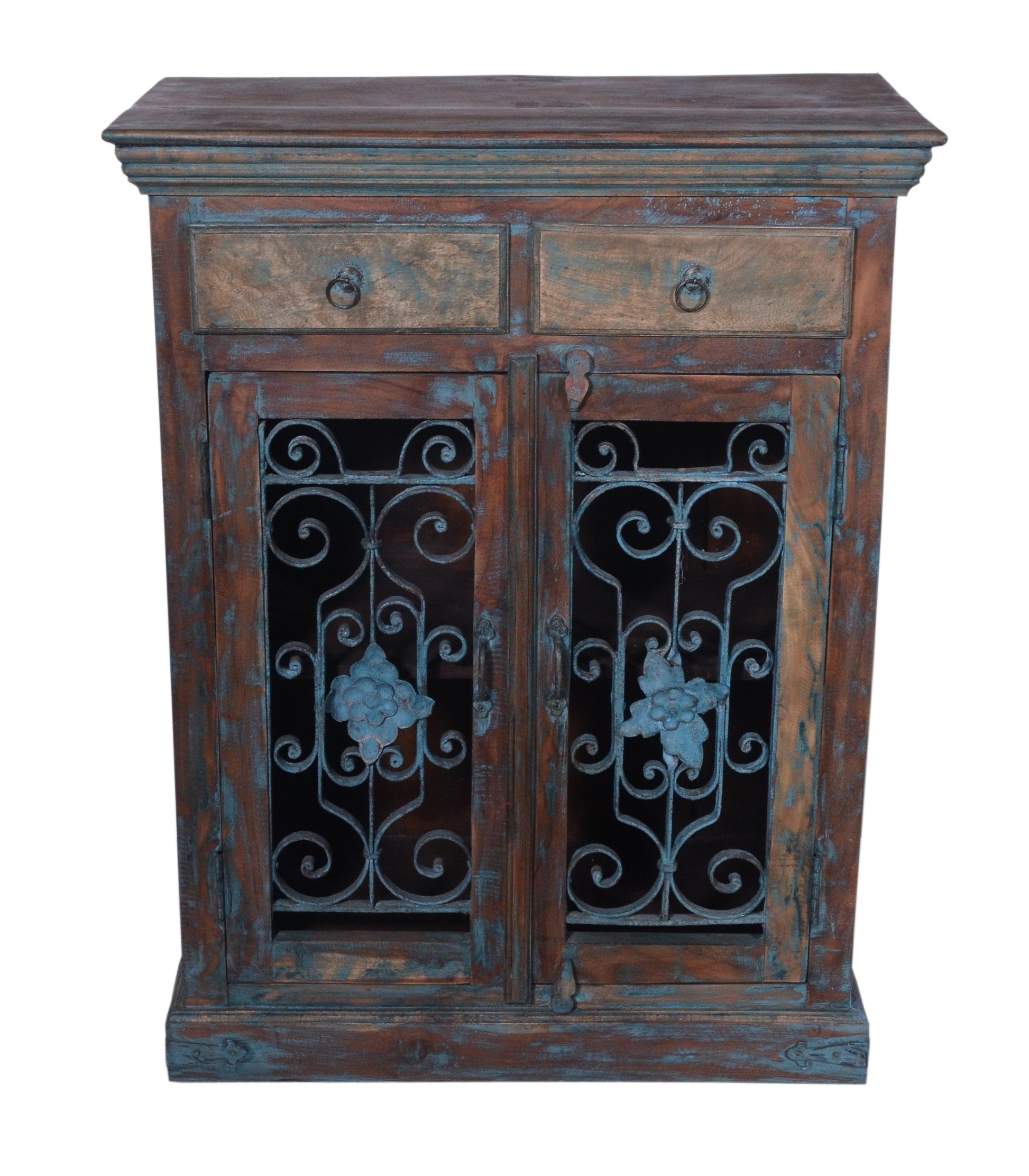 Basani Carved Wooden Cabinet