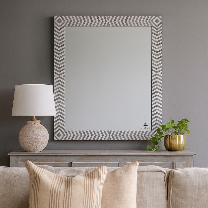Drea Bone Inlay Mirror