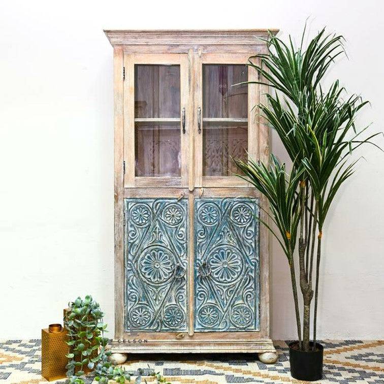 Jenn Hand Carved Almirah