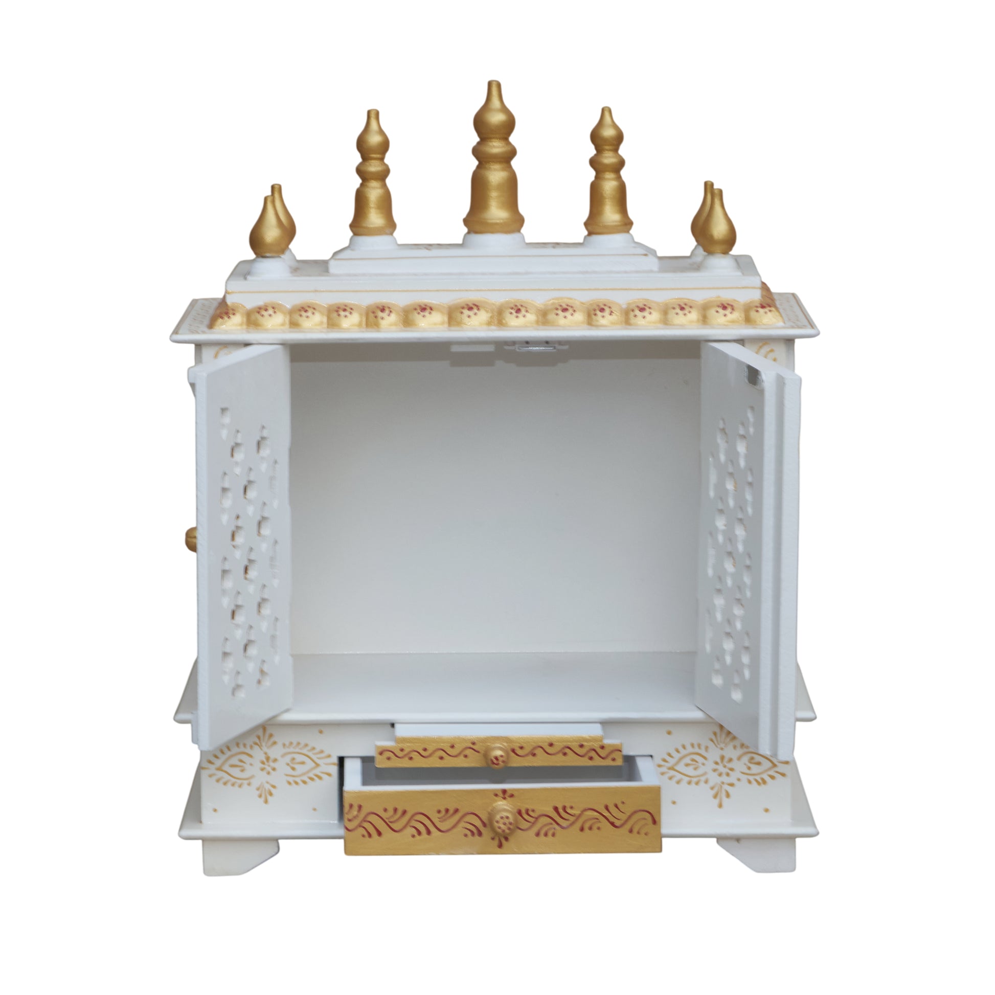 Laxhmi Wooden Carved Mandir