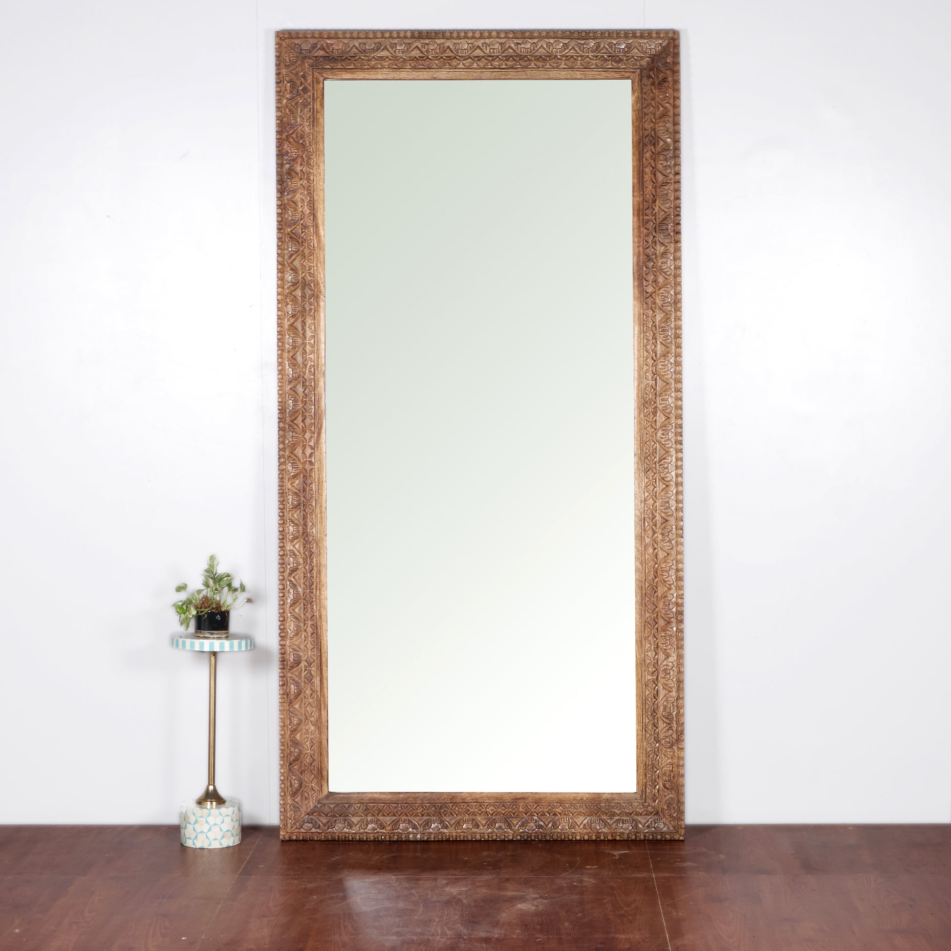 Hari Indian Wood Full Length Mirror