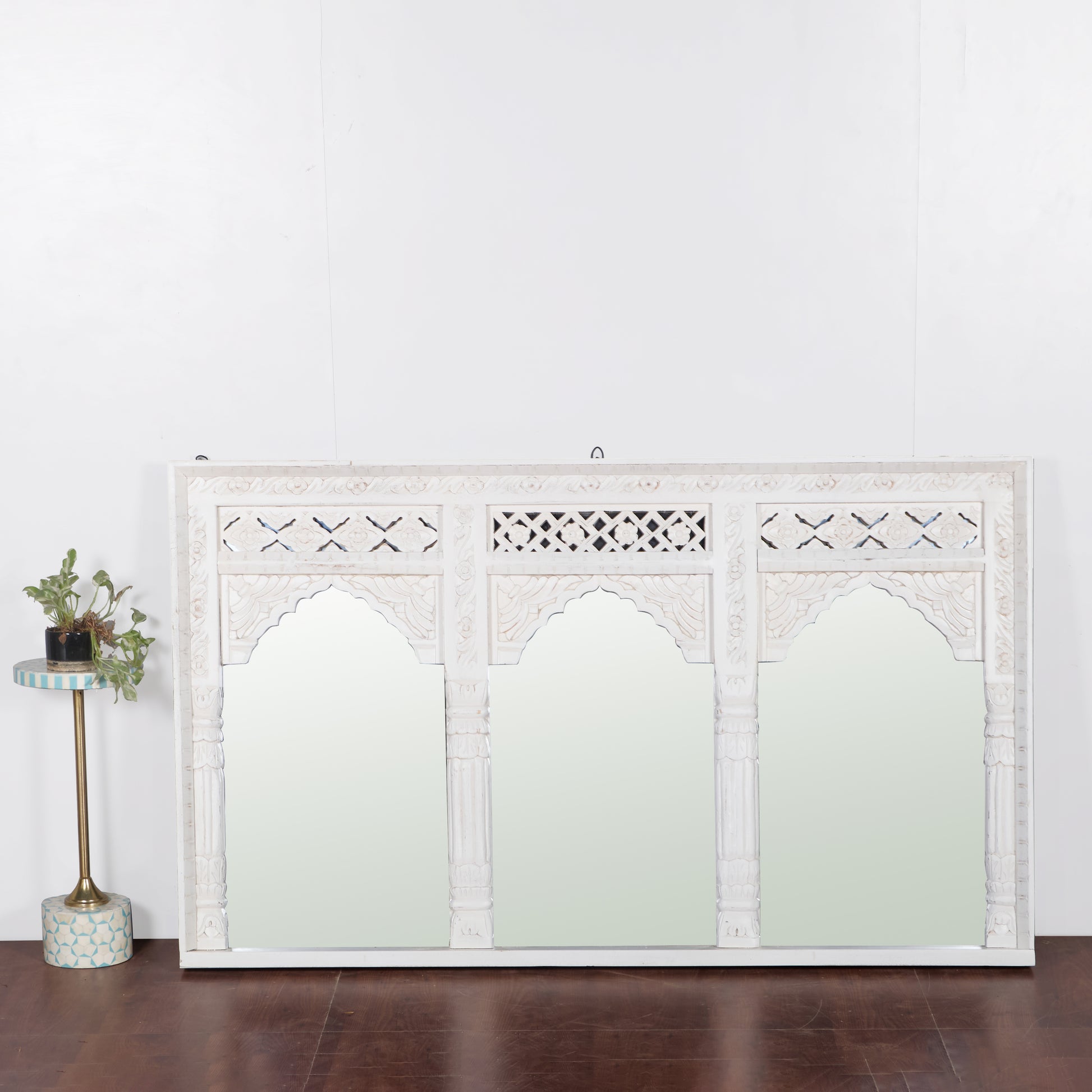 Alves Carved Wooden Mirror