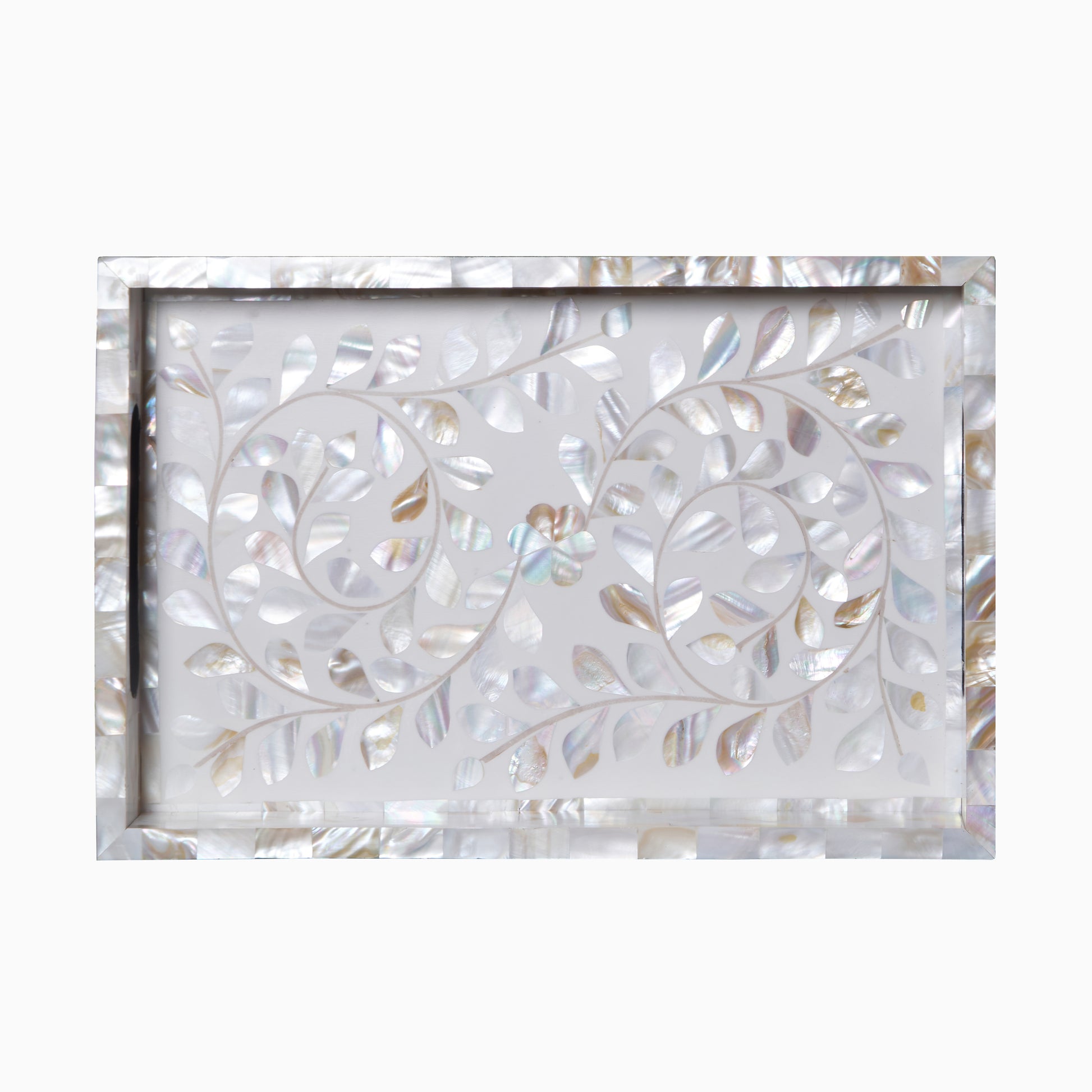 Romy Mother of Pearl Inlay Tray with Tray