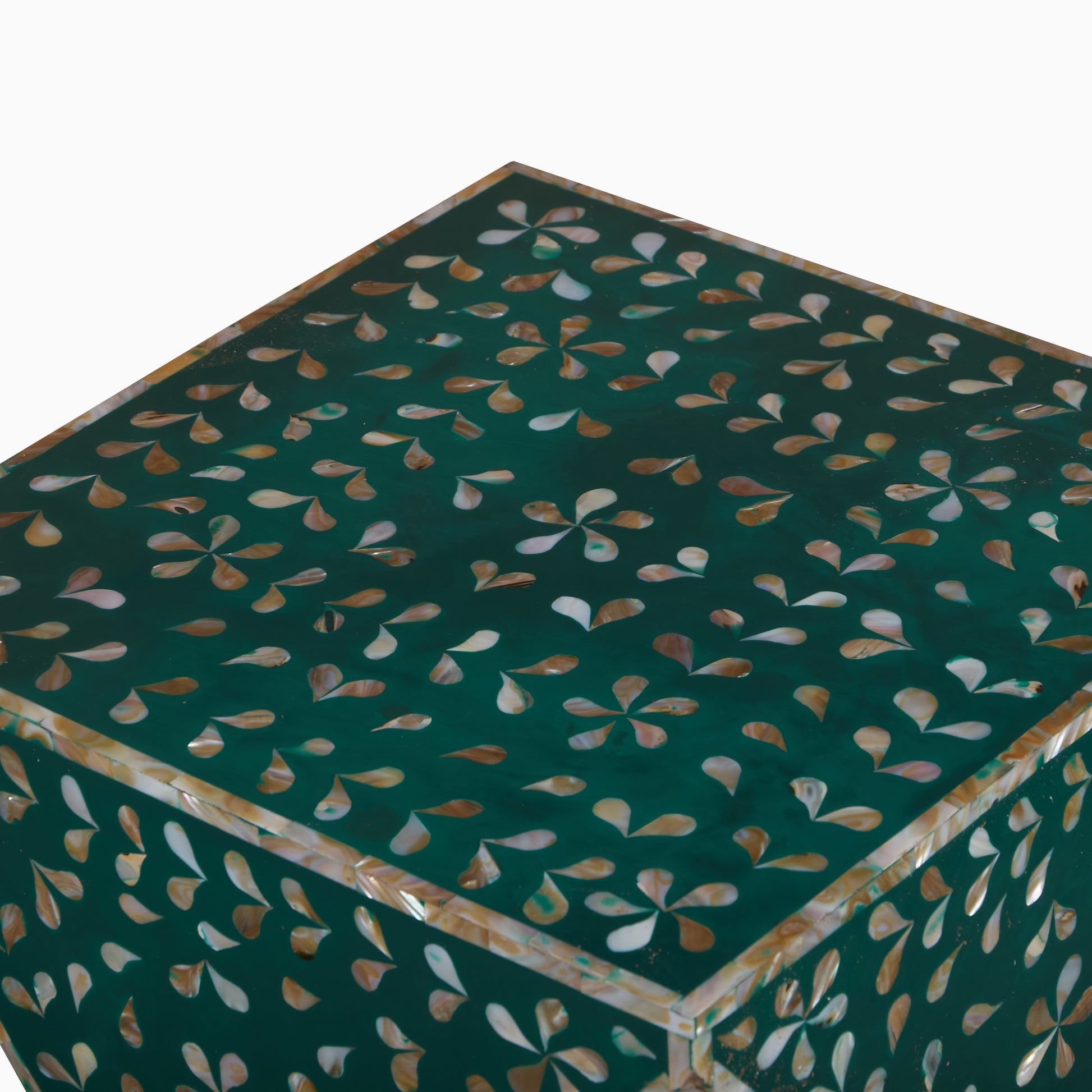 Lathen Mother of Pearl Inlay Stool