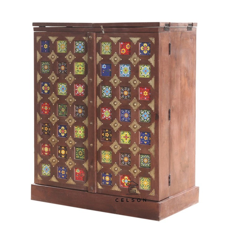 Eva Tile Bar Cabinet