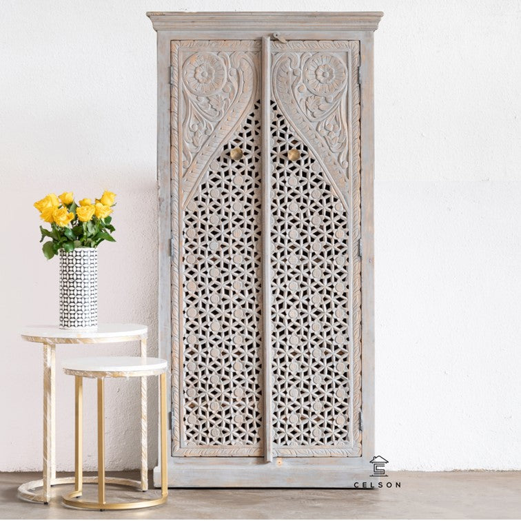 Herry Hand Carved Almirah