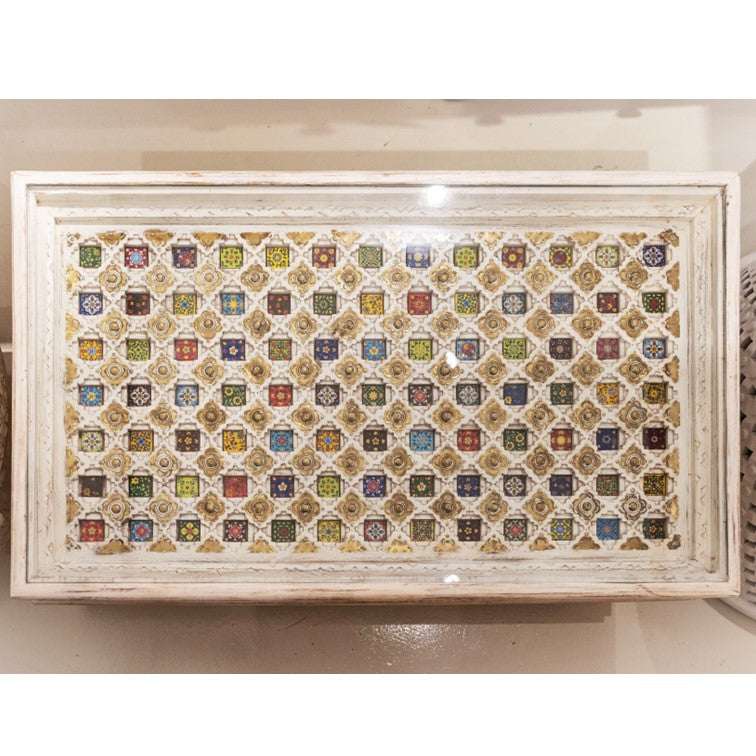 Milan Carved Tile Coffee Table
