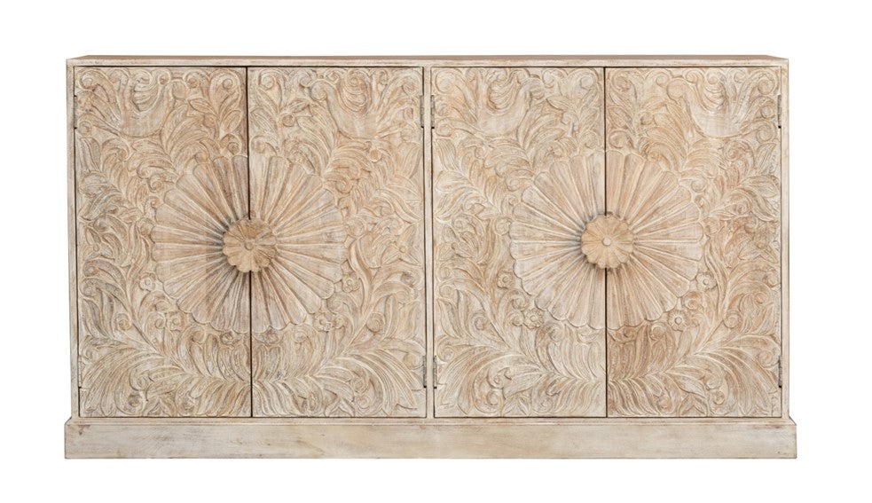 Jade Hand Carved Wooden Shoe Cabinet