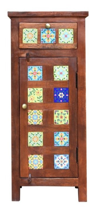 Shum Carved Tile Chest