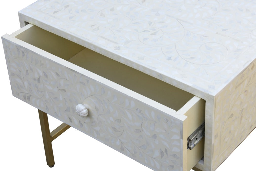 Rivia Bone Inlay Bedside