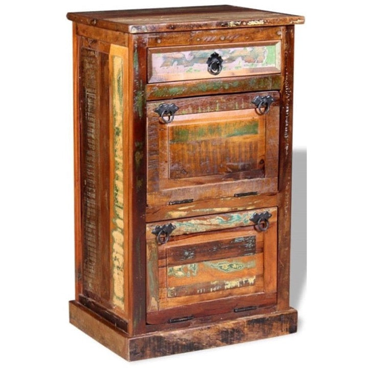 Matthew Carved Wooden Shoe Cabinet