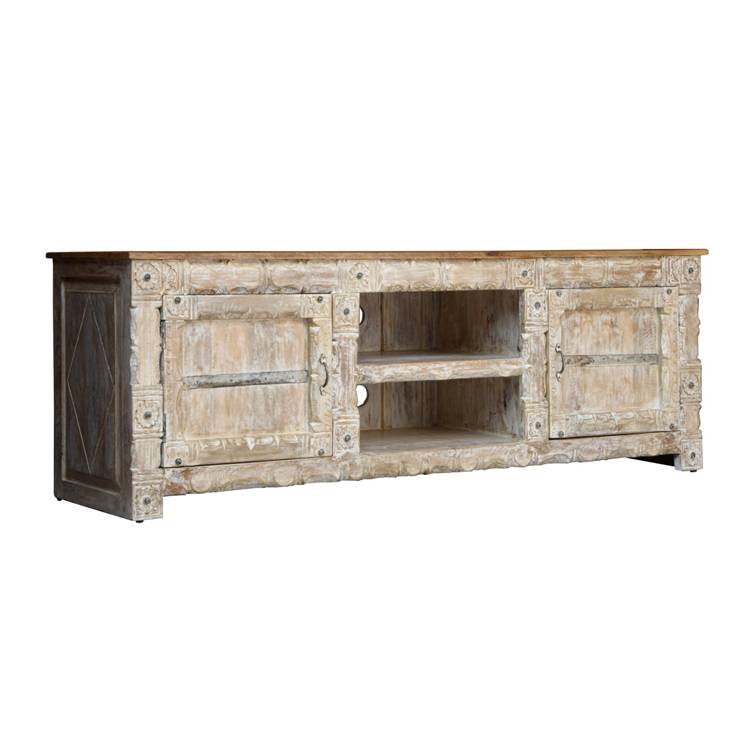 Connie Hand Carved Wooden TV Cabinet