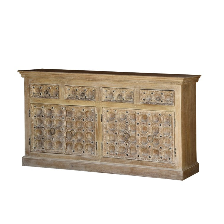 Zee Hand Carved Wooden Buffet