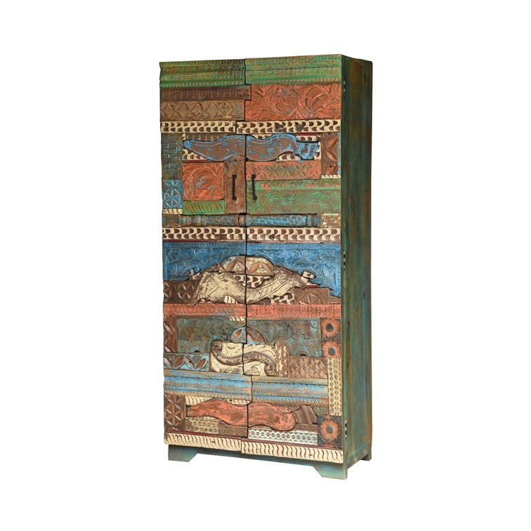 Wivan Hand Carved Almirah