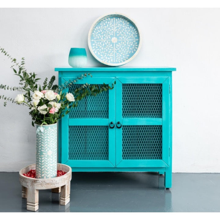 Eris Wooden Carved Cabinet