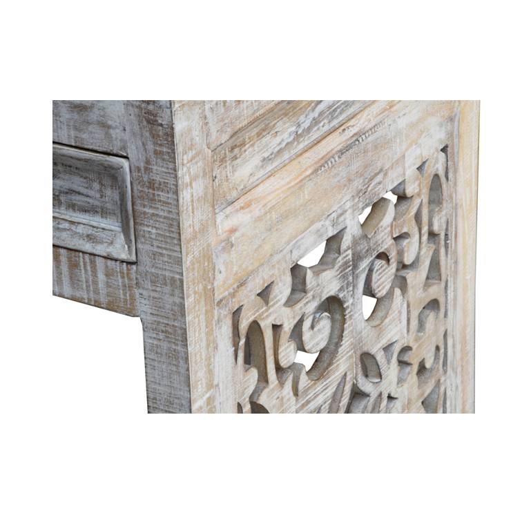 Logan Wooden Hand Carved Study Table