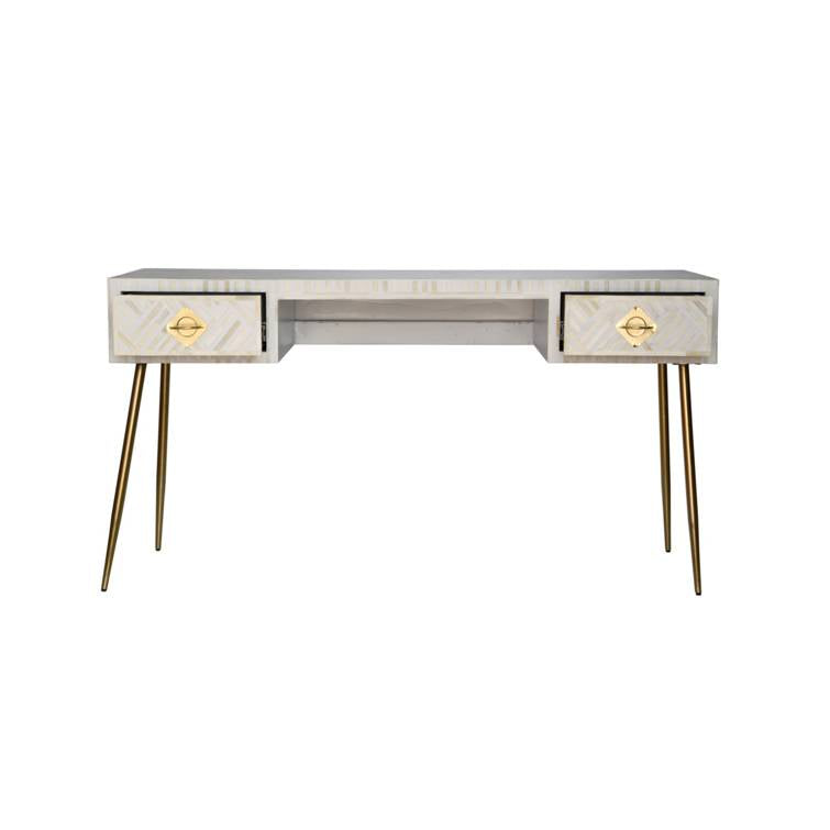 Cassidy Bone Inlay Study Table