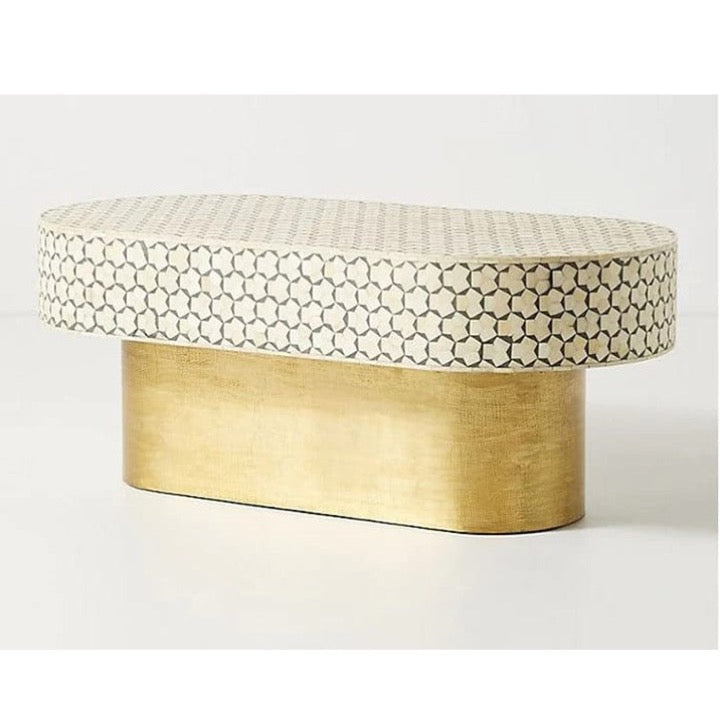 Avi Bone Inlay Coffee Table