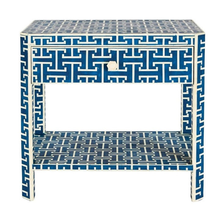 Shea Bone Inlay Bedside