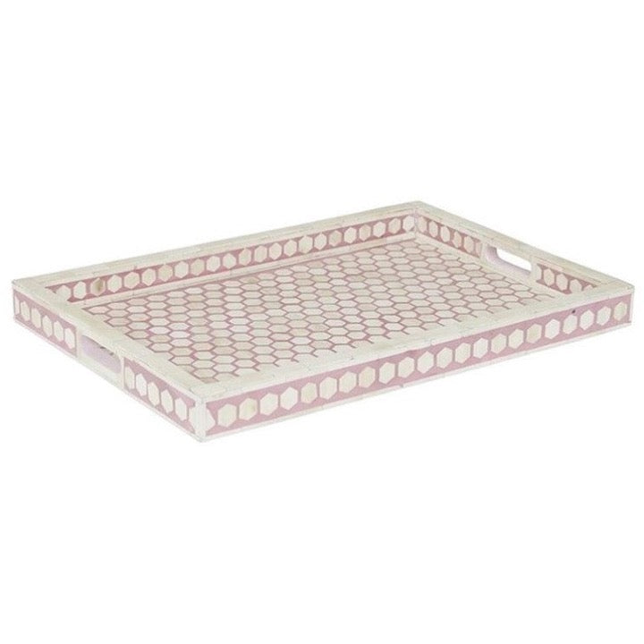 Sarah Bone Inlay Geometric Pattern Tray