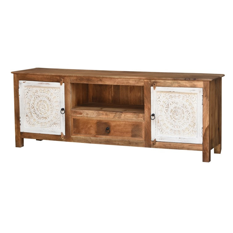 Axlon Hand Carved TV Cabinet