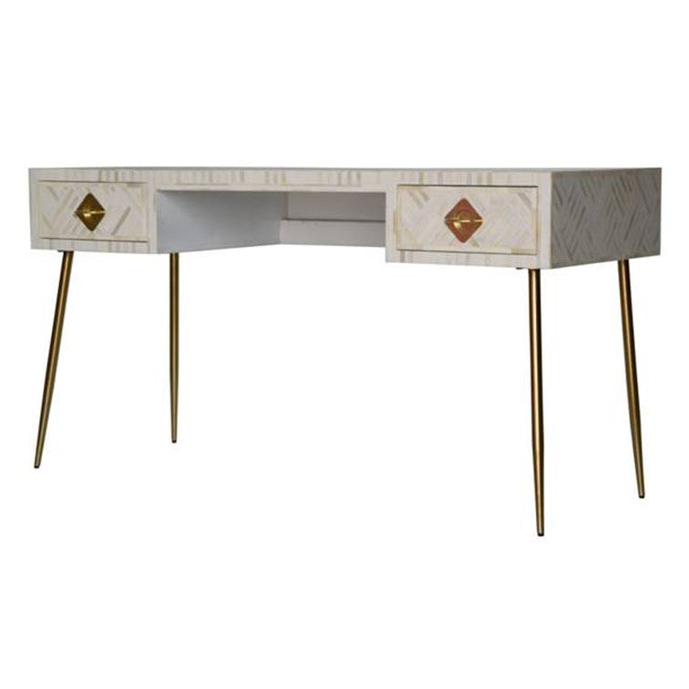 Cassidy Bone Inlay Study Table