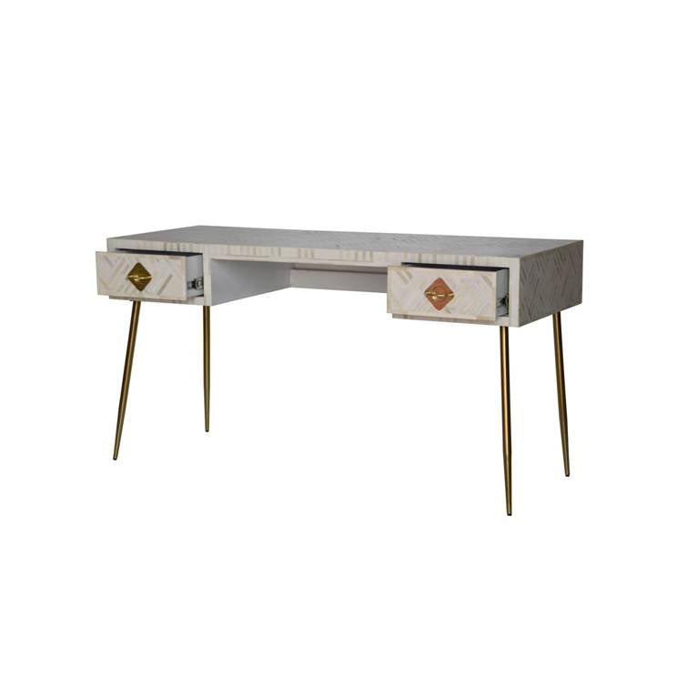 Cassidy Bone Inlay Study Table