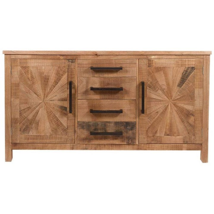 Aakash Hand Carved Wooden Side Board