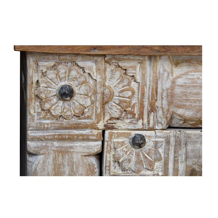 Connie Hand Carved Wooden TV Cabinet