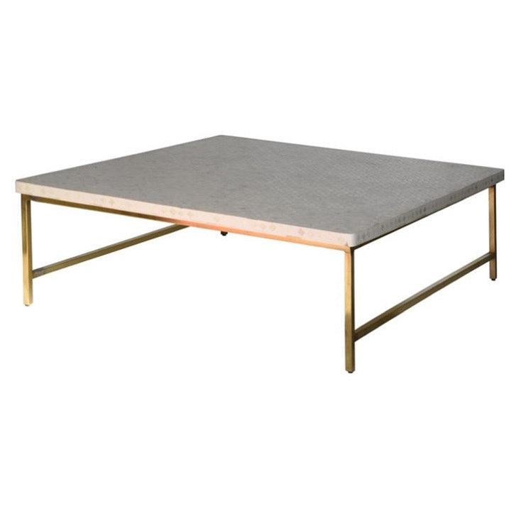 Duff Bone Inlay Coffee Table