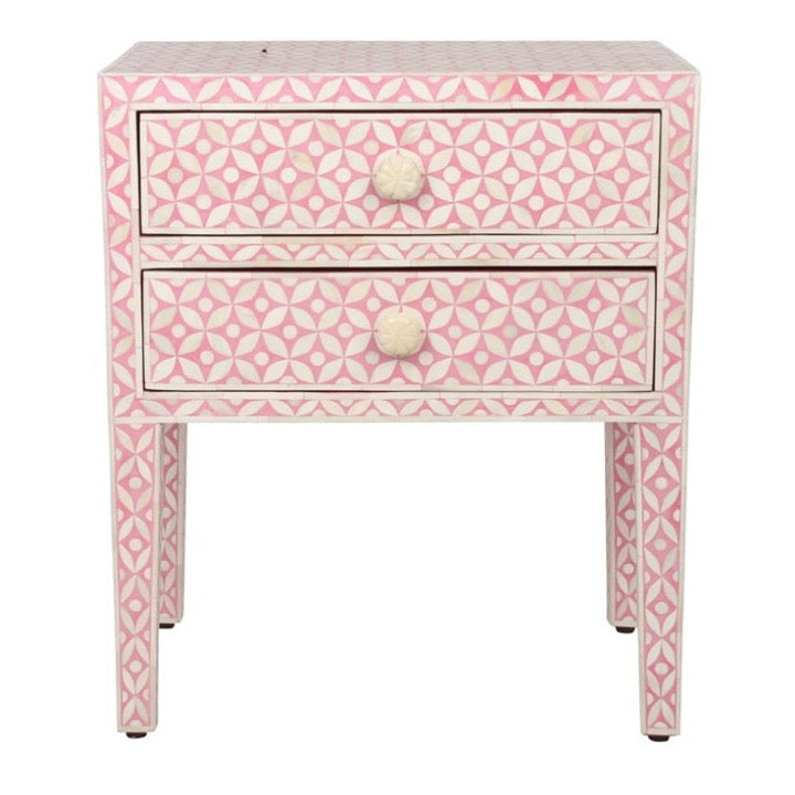 Loan Bone Inlay Bedside