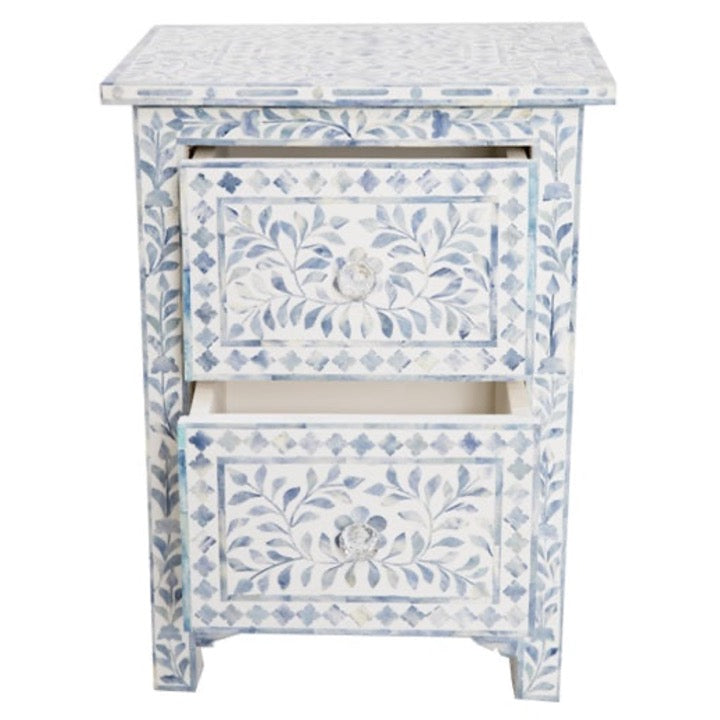 Dove Bone Inlay Bedside