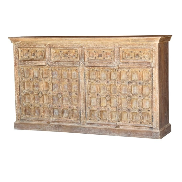 Melly Hand Carved Wooden Buffet