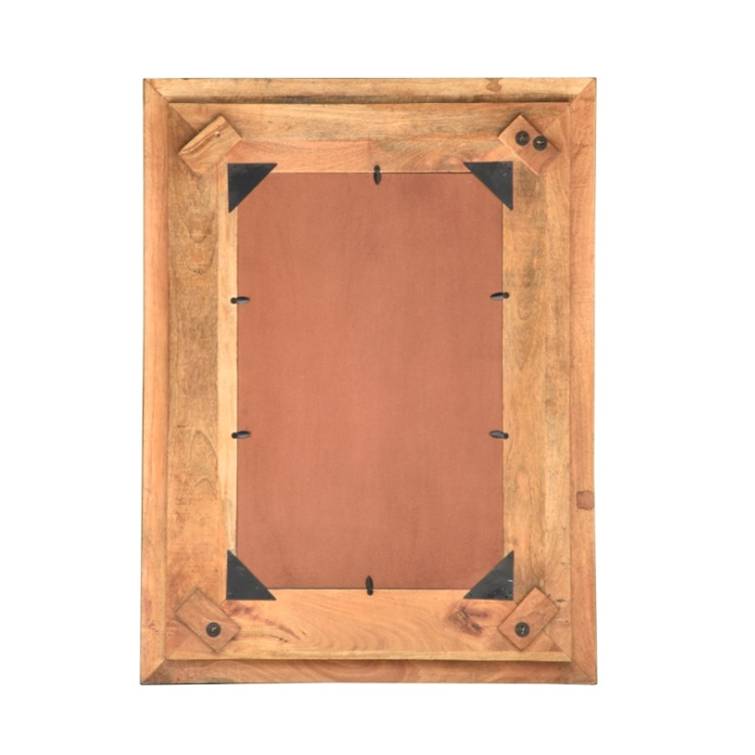 Lee Hand Carved Wooden Mirror