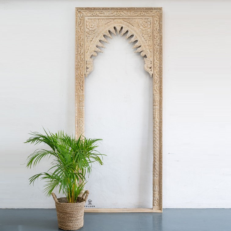 Amber Hand Carved Mirror