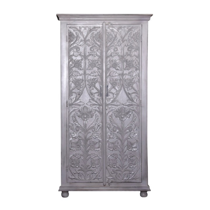 Rivia Hand Carved Almirah