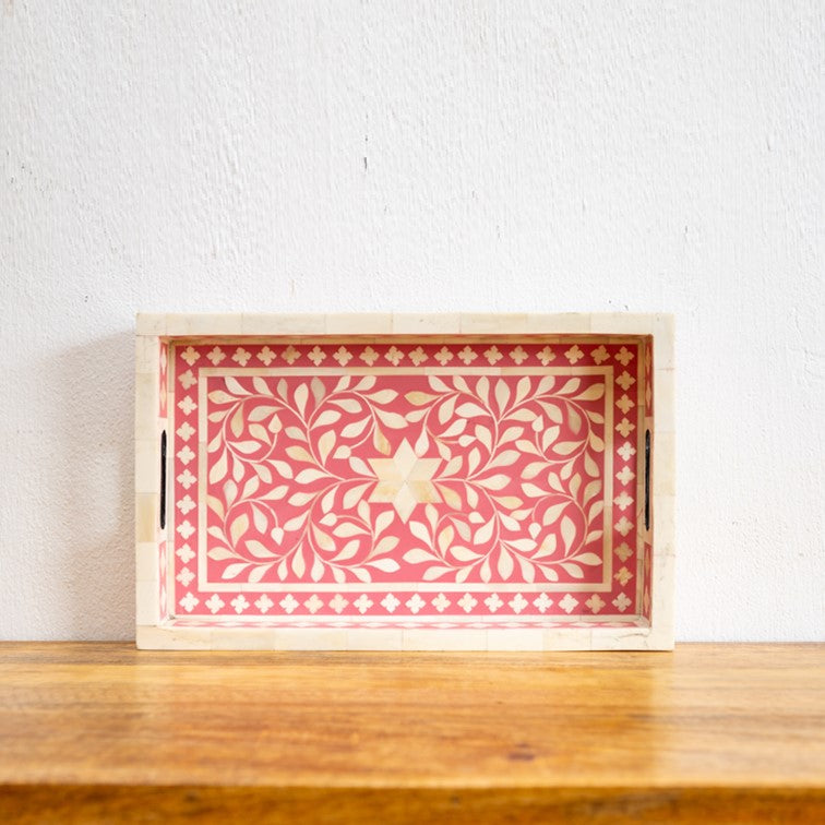 Poorva Bone Inlay Tray