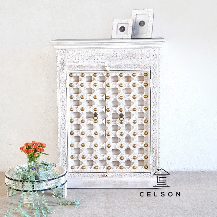 Nandi Hand Carved Cabinet