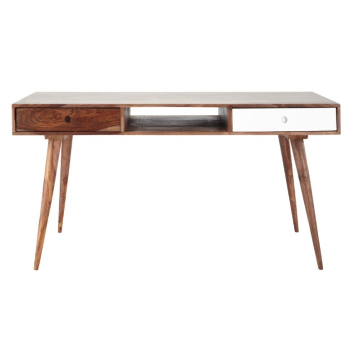 Grace Hand Carved Wooden Study Table