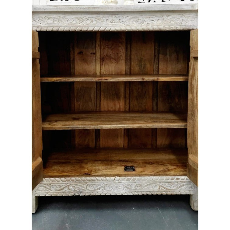 Ciri Carved Wooden Chest