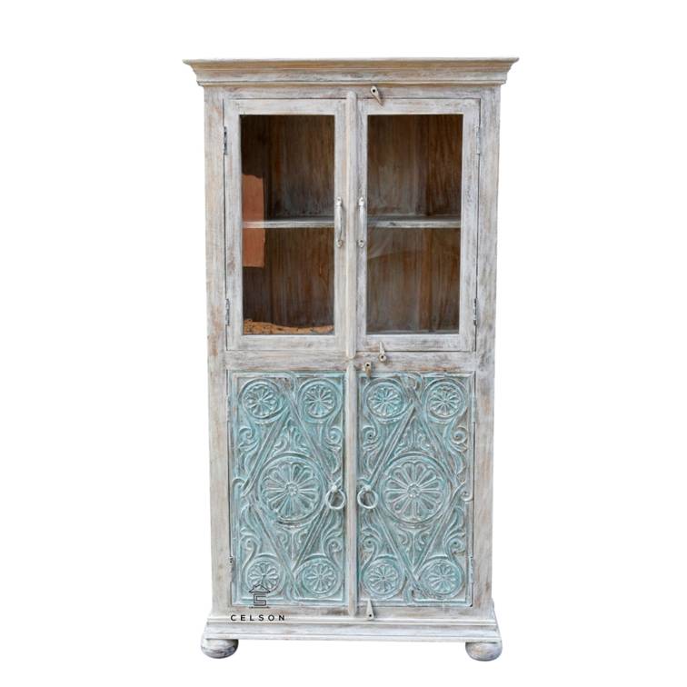 Jenn Hand Carved Almirah